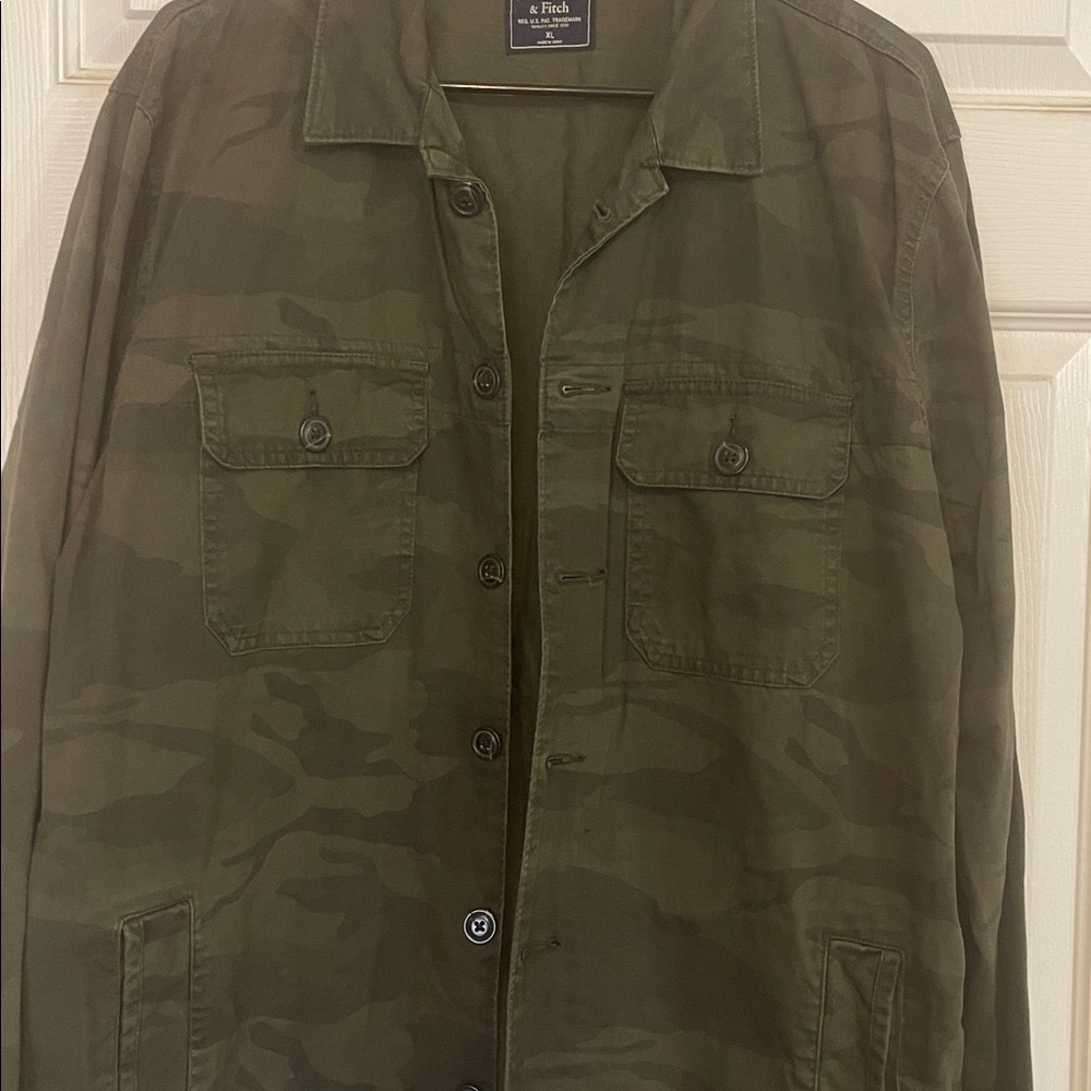 Abercrombie And Fitch Camouflage Military Jacket - Picture 2 of 5